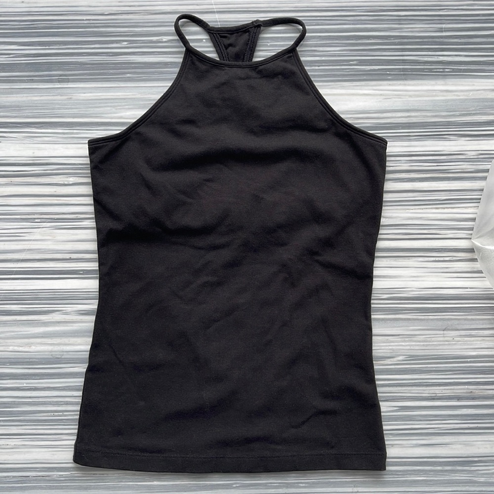 VS Black Halter Racerback Tank Top